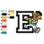 Sesame Street Ernie 05 Embroidery Design